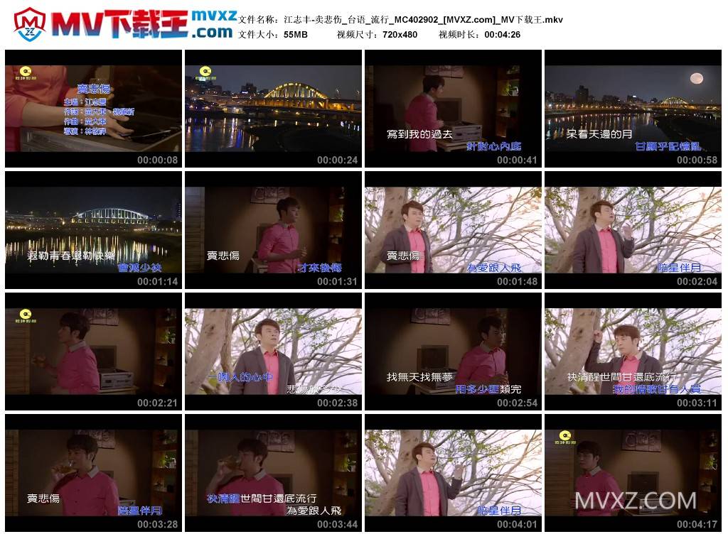 江志丰-卖悲伤_台语_流行_MC402902
